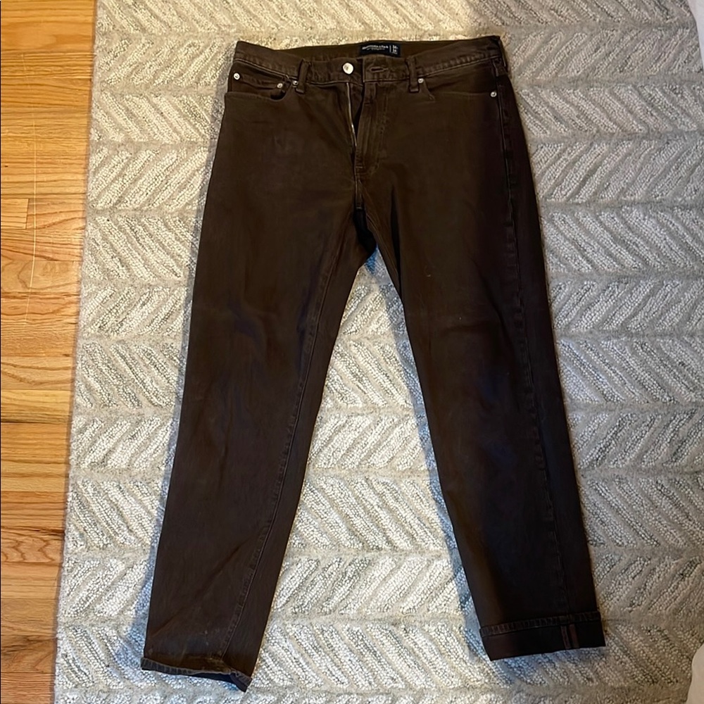 Abercrombie & Fitch Brown Slim Jeans